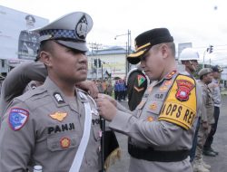 Polres Ketapang Gelar Apel Pasukan Operasi Ketupat Kapuas 2025 untuk Pengamanan Mudik