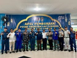 KSOP Kelas I Pontianak Gelar Apel Pembukaan Posko Angkutan Laut Lebaran 2025