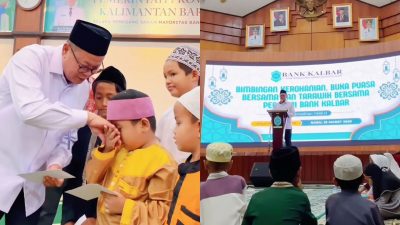 Suasana Buka Puasa Bersama Bank Kalbar di Aula Bank Kalbar, 19 Maret 2025. Foto: (Dok. HO/Faktakalbar.id)