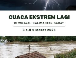 BMKG Perkirakan Kalbar Masuki Periode Cuaca Ekstrem Kembali