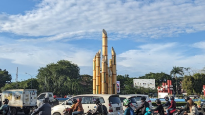 Tugu Digulis/Monumen Bambu Runcing, Kota Pontianak (Dok. Bintang/Faktakalbar.id).