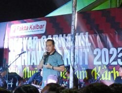 Yuliansyah Dukung Penuh Festival Meriam Karbit Terus Terlaksana Sebagai Budaya Kota Pontianak