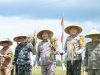Dukung Program Ketahanan Pangan, Bupati KetapangIkuti Panen Raya Serentak Bersama Presiden Prabowo