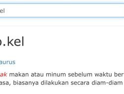 Istilah Viral “Mokel” Resmi Masuk Dalam KBBI