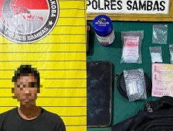 Lagi, Pengedar Sabu di Selakau Sambas Diringkus Polisi