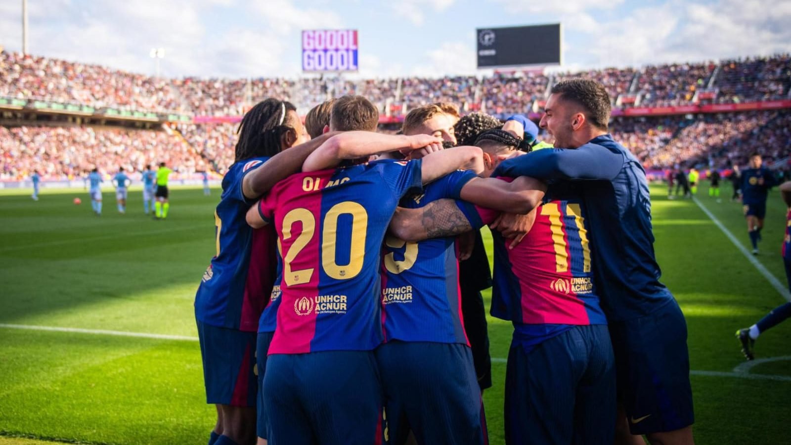 Barcelona semakin kokoh di puncak klasemen setelah berhasil comeback dari Celta Vigo dalam lanjutan LaLiga 2024/2025 pada hari Sabtu (19/4/2025) (foto: Laman Resmi X Barcelona)