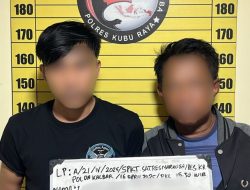 Polres Kubu Raya Ungkap Jaringan Sabu Jalur Perairan, Dua Pelaku Diamankan