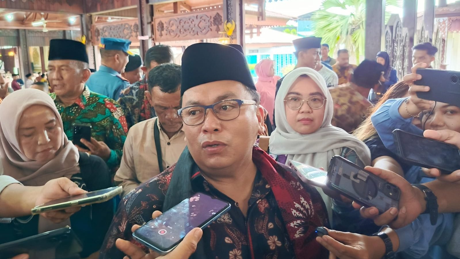 Ketua Umum Ikatan Keluarga Besar Madura (IKBM) Kalbar, Sukiryanto pastikan masyarakat Madura di Kalbar dukung program pembangunan dari Ria Norsan (foto: Mario/Faktakalbar.id)