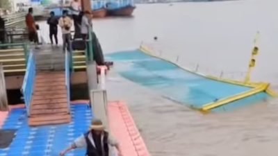 Kapal Galaherang Tenggelam di Sungai Kapuas