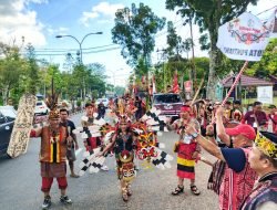 Karnaval Naik Dango 2 Kota Pontianak Jadi Ajang Pertunjukkan Adat Dayak