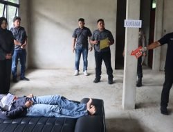 Reskrim Polres Sambas Gelar Rekonstruksi Kasus Ibu Hilangkan Nyawa Bayi