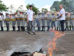 Polres Melawi Siagakan Peleton Dalmas Jelang May Day 2025