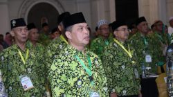Gubernur Kalbar Ria Norsan menghadiri Rakernas III dan Halal Bihalal Dewan Masjid Indonesia bersama Ketua Umum DMI Pusat H.M. Jusuf Kalla di Jakarta, Sabtu (17/5/2025). Foto: HO/Faktakalbar.id