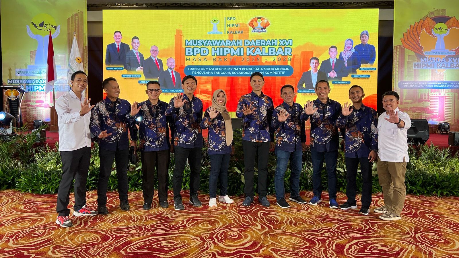 BPC HIPMI Sambas Sampaikan Harapan Besar untuk Ridho Adyt Setiawan Hadirkan Energi Baru Bagi Wisatawan Muda. (ist)