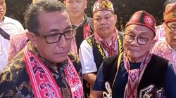 Foto: Rizal Almutahar, Kepala Dinas Kepemudaan, Olahraga, dan Pariwisata (Disporapar) Kota Pontianak saat diwawancarai pada acara Naik Dango. Dok: Ambo/Faktakalbar.id