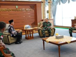Pangdam XII/Tpr Silaturahmi ke Gubernur Kalbar, Pererat Sinergi dengan Pemprov