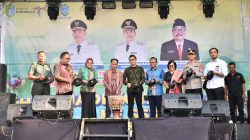 Foto: Pembukaan Gebyar Musik Etnik dan Pameran Ekonomi Kreatif di GOR Apang Semangai yang dihadiri Bupati Sintang Gregorius Herkulanus Bala, Kamis (8/5/2025). Dok. Jn/Faktakalbar.id
