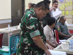 Tim Wasrik Itdam XII/Tanjungpura Lakukan Pemeriksaan di Kodim 1204/Sanggau