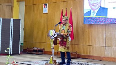 Foto: Dirut LPDB Kemenkop UKM, Supomo, saat memberikan keterangan terkait potensi Sambas dalam mendukung ketahanan pangan nasional melalui program Kopdes, Kamis (8/5/2025). Dok. Ist.