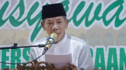 Wabup Ketapang Jamhuri Amir saat membuka secara resmi Musda ke-VII IPHI Kabupaten Ketapang di Aula Masjid Agung Al-Ikhlas, Minggu (11/5/2025). Foto: HO/Faktakalbar.id