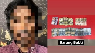 Foto: Pelaku pungli beserta barang bukti uang ratusan ribu rupiah yang diamankan Tim Jatanras Polresta Pontianak di SPBU Bundaran Kota Baru dalam Operasi Pekat Kapuas 2025, Kamis (15/5/2025). Dok. HO/Faktakalba.rid