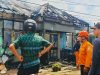 Diduga Akibat Anak Bermain Korek Api, Tiga Rumah Dinas di Sanggau Ludes Terbakar