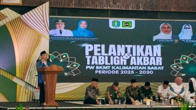 Foto: Gubernur Kalimantan Barat, Ria Norsan mengajak BKMT Kalbar untuk mendukung rencana pembangunan di Kalimantan Barat kedepannya. Dok. Mario/Faktakalbar.id