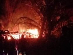 Diduga Akibat Sisa Bara Api, Rumah di Meliau Ludes Dilalap si Jago Merah