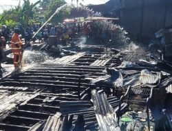 Empat Kios di Sungai Rengas Hangus Terbakar, Polisi Masih Selidiki Sebab Pasti Kebakaran