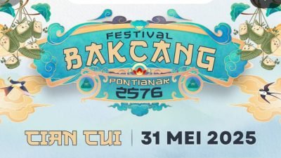 Festival Bakcang 2025 Pontianak yang Akan hadir di Pontianak pada hari Sabtu tanggal 31 Mei 2025, mulai pukul 08.00 hingga selesai(Ig : capgomehpontianak)
