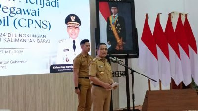 Gubernur Kalimantan Barat, Ria Norsan ingatkan tak segan pecat ASN yang terjerat asusila dan narkoba (foto: Mario/Faktakalbar.id)