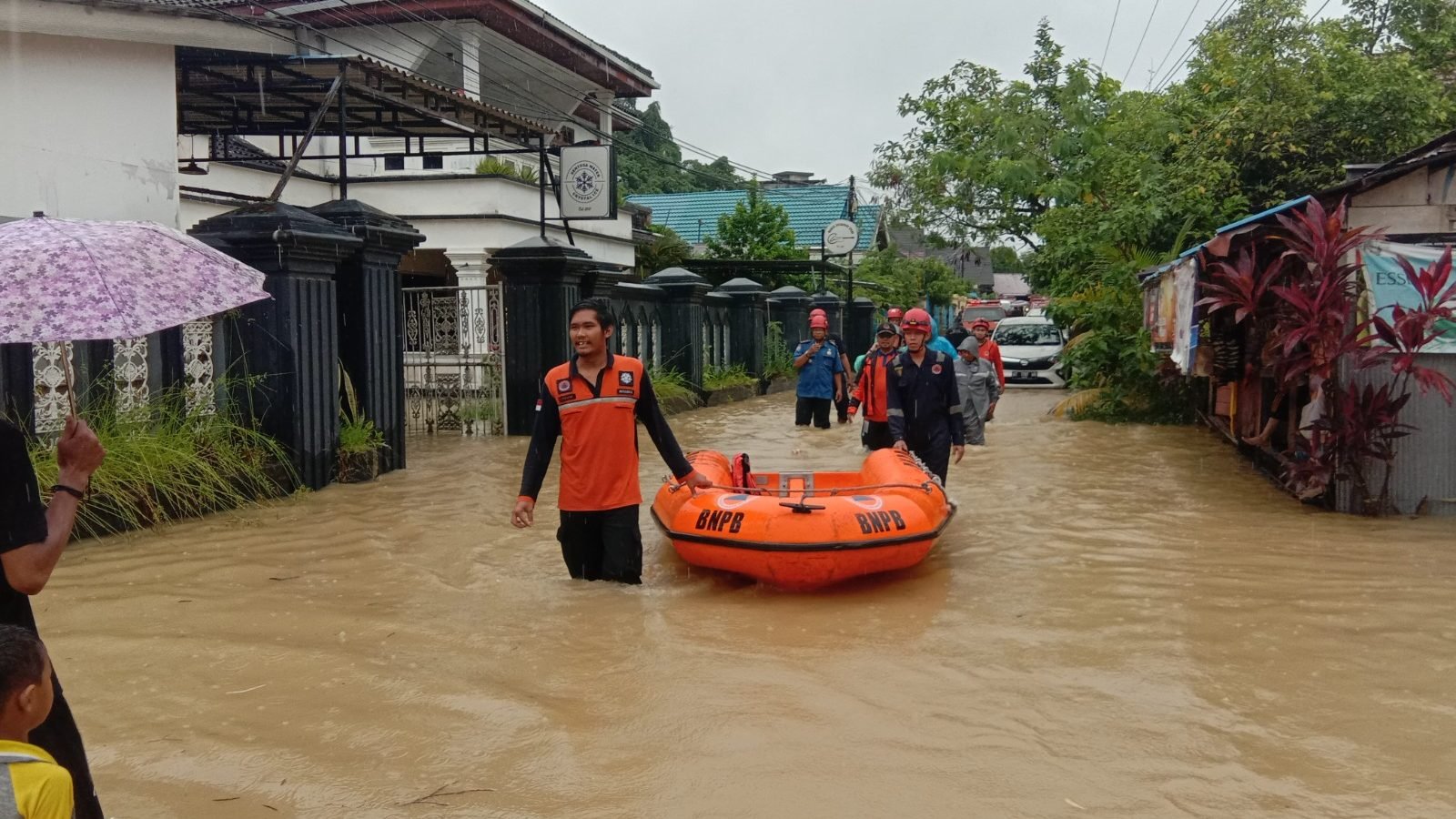 Banjir yang merendam wilayah Kota Samarinda, Provinsi Kalimantan Timur, Selasa (27/5). Sumber Foto: BPBD Kota Samarinda