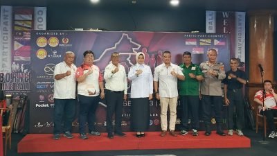 Foto: Pembukaan Turnamen Borneo 9 Ball International Open Series 3 di Bacoot Pool & Cafe dapat dukungan penuh dari KONI Kalbar dan KONI Kota Pontianak. Dok. Mario/Faktakalbar.id