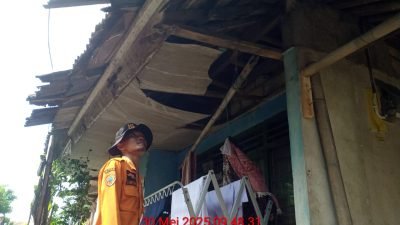 BNPB Catat Banjir, Angin Kencang, dan Longsor di Sejumlah Daerah Jelang Juni