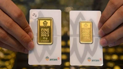 Harga Emas Antam Anjlok Tajam di Tengah Libur Waisak, Terkoreksi Rp 23.000 per Gram