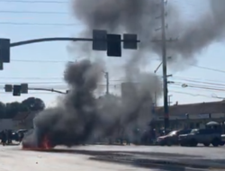 Jurnalis Kena Tembak Saat Liputan Demo Ricuh di Los Angeles
