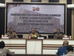 Penguatan Fungsi Kehumasan, Divisi Humas Polri Gelar Pelatihan di Polresta Pontianak