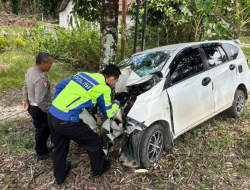 Mobil Tabrak Pohon di Sekadau, Tiga Orang Luka-Luka