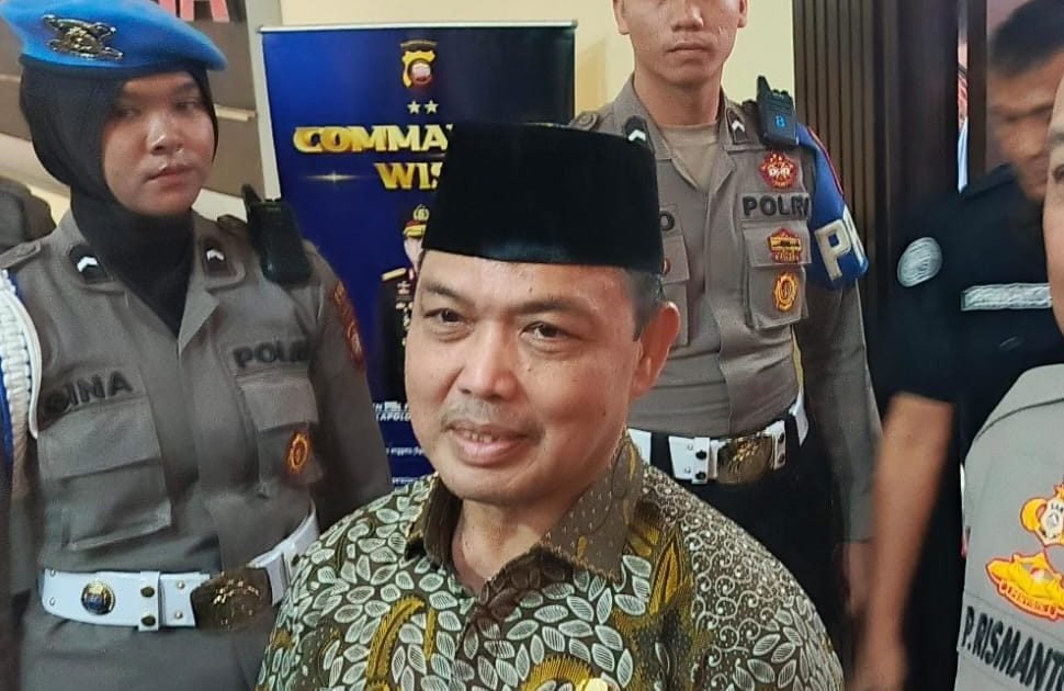 Gubernur Kalimantan Barat, Ria Norsan di Ruang Graha Khatulistiwa Mapolda Kalbar, Kamis (15/5/2025) Dok. Mario/Faktakalbar.id