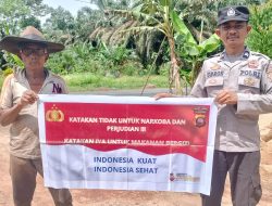 Cegah Narkoba dan Judi Online, Polsek Menjalin Landak Gencarkan Sosialisasi ke Warga