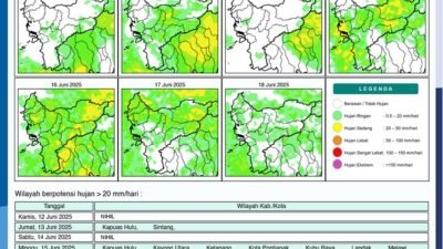 Hujan Kalimantan Barat Masih Rendah, Masyarakat Diminta Waspadai Karhutla