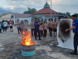 Bekali Siswa Pengetahuan APAR, Polres Landak Gelar Pelatihan Penanggulangan Kebakaran