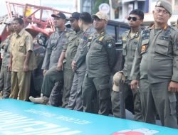 Satpol PP Bongkar Bangunan Kafe Tanpa Izin di Jalan Gajah Mada Pontianak