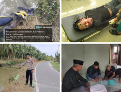 Diduga Kecelakaan, Jasad Pria Ditemukan Bersama Motor di Parit Jawai Selatan Sambas