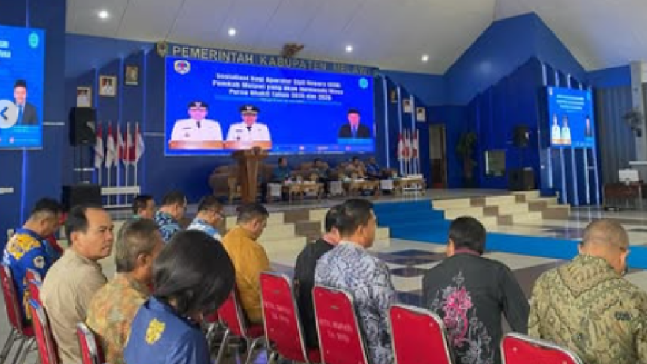 ASN Pemkab Melawi mengikuti sosialisasi persiapan purna bhakti tahun 2025–2026 bersama Bank Kalbar di Pendopo Bupati Melawi. (Dok: instagram/@bkpsdmmelawi)