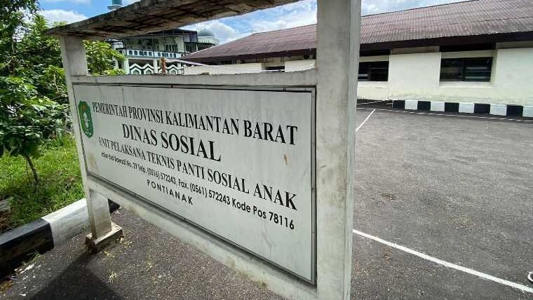 Lokasi Unit Pelaksanaan Teknis Panti Sosial Anak di Jalan Urai Bawadi, Pontianak. (Dok. Ist)