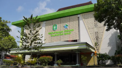 Tampak depan Gedung Perpustakaan Provinsi Kalimantan Barat di Kota Pontianak. (Dok. Ist)