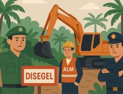 KPH Ketapang Selatan Segel Aktivitas Ilegal PT ALM-Sinarmas Grup di Hutan Lindung Nanga Tayap