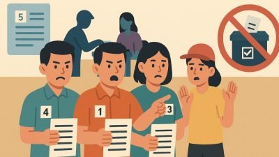 Ilustrasi - Sejumlah calon kepala desa Sukabangun melaporkan dugaan pelanggaran dalam tahapan Pilkades 2025. (Dok. Faktakalbar.id)