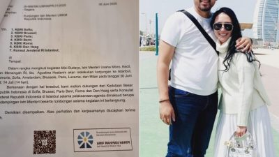 "Kolase Foto - Dugaan surat kementerian UMKM dan foto maman abdurahman beserta istri (IG resmi maman abdurahman)"